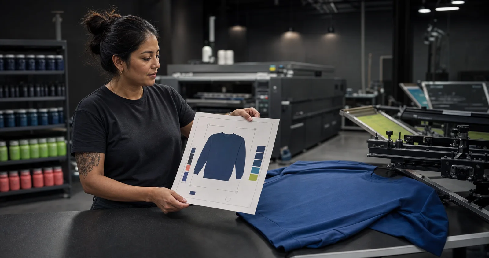 Production-ready promotional product proof